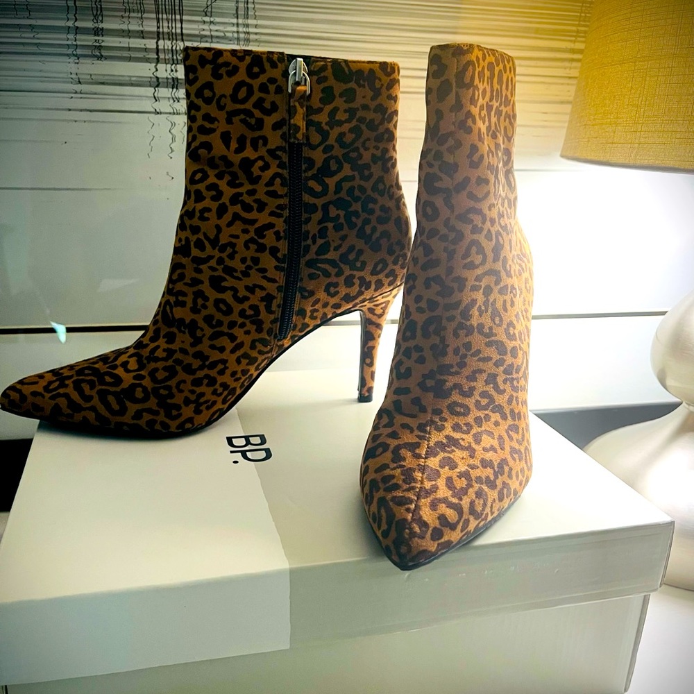 Leopard Faux Suede